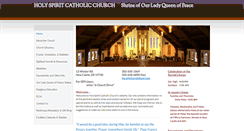 Desktop Screenshot of holyspiritchurchde.org
